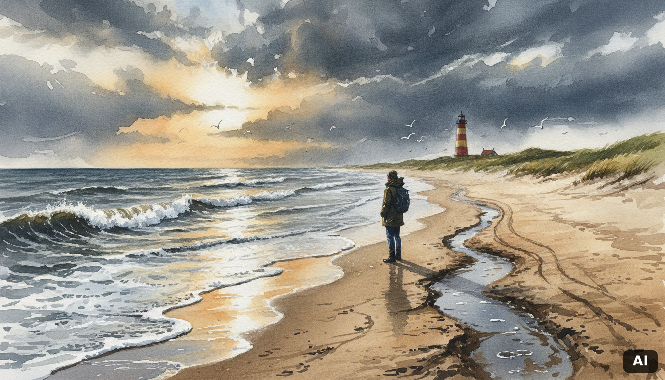 Wetterwarnungen Nordsee Sturm Unwetter Vorhersage – Titelbild zum Artikel