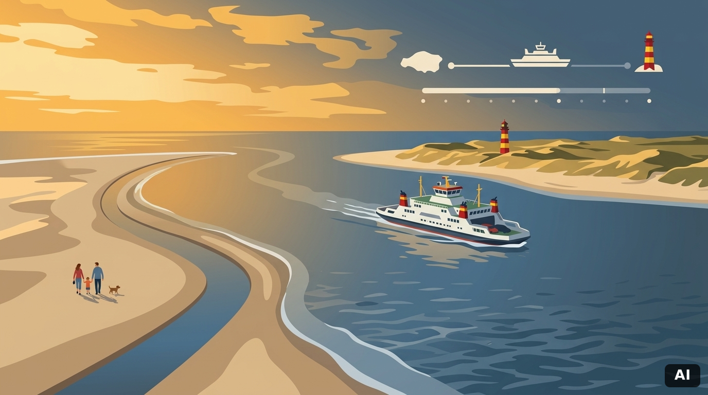 Fährverbindung Baltrum Spiekeroog Überfahrtsdauer Fahrzeit – Titelbild zum Artikel