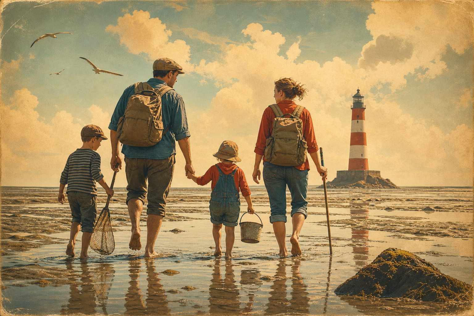 Wattwandern Nordsee 2026: Die beste Gezeiten App für sicheres Wattenmeer-Erlebnis