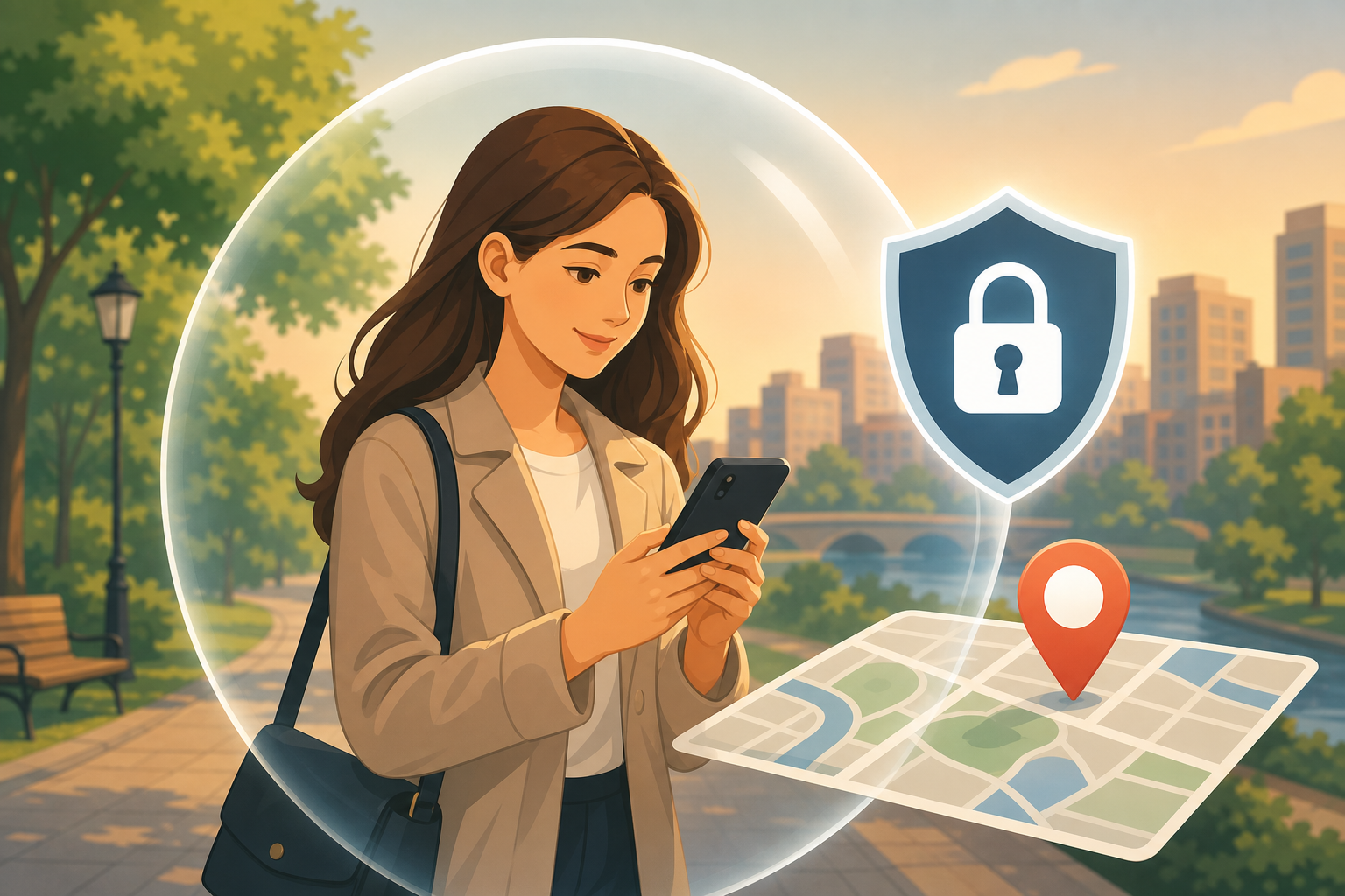 Titelbild zum Thema Mobile App Security: Datenschutz für Nutzer-Standortdaten