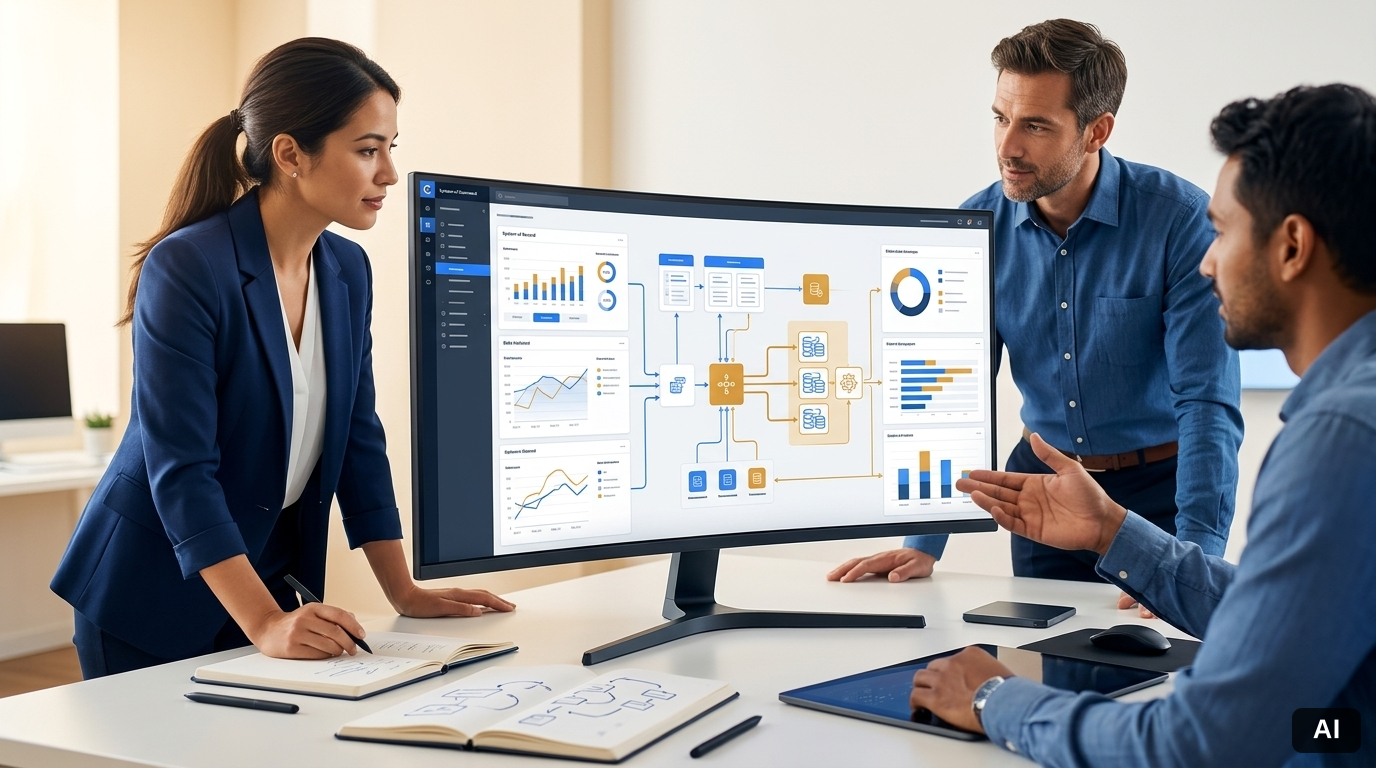 system of record technische implementierung – Titelbild zum Artikel